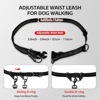 Hands Free Dog Leash for 2 Dogs - Image 4
