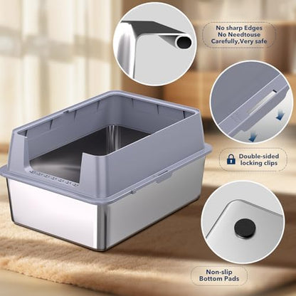 Stainless Steel Litter Box - Image 5