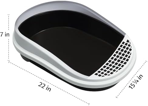 Jumbo Cat Litter Box with Sifting System – Easy Clean 3-Tray Litter Box - Image 5