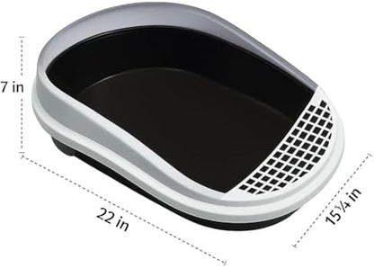Jumbo Cat Litter Box with Sifting System – Easy Clean 3-Tray Litter Box - Image 5