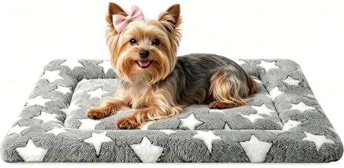 Dog Bed Mat - Soft Crate Pad for Kennel, Durable Pet Bed for Small Dogs & Cats by Unknown
