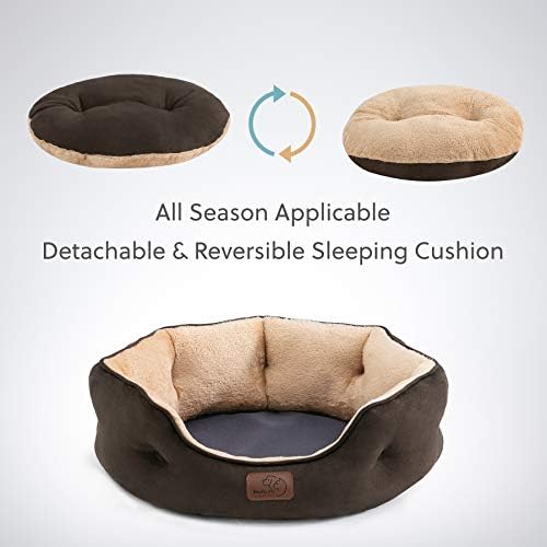 Bedsure Small Dog Bed Washable, Round Cat Beds - Image 5