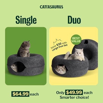 Cattasaurus Peekaboo Cat Cave Donut - Image 2
