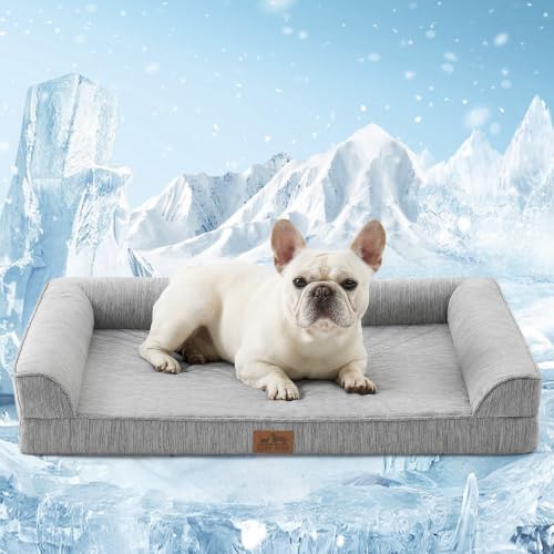 COZY KISS Cooling Dog Bed for Medium Dogs by COZYKISS