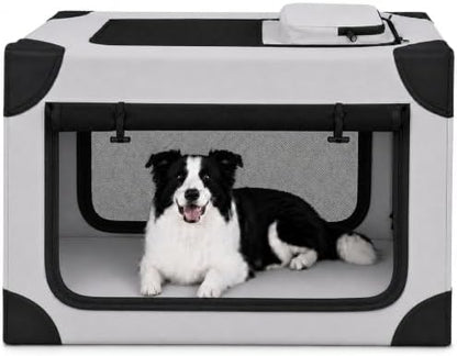 36 Inch Collapsible Soft Dog Crate, Travel Kennel by Unknown