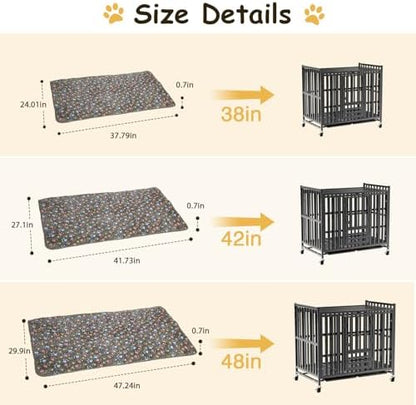 Washable Dog Bed Mat, Upgraded Non-Slip Durable Dog Bed, Soft and Comfortable - Image 5