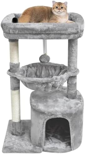 SYANDLVY Small Cat Tree for Indoor Cats, Activity Cat Tower by SYANDLVY