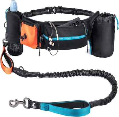 SparklyPets Active Pack 1 Dog, Hands Free Leash, Medium & Large Breeds by SparklyPets