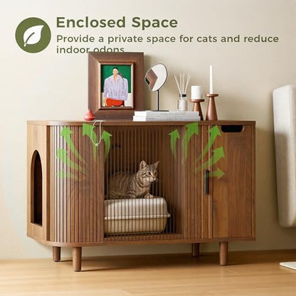 IRONCK 35.4" Cat Litter Box Enclosure - Image 6