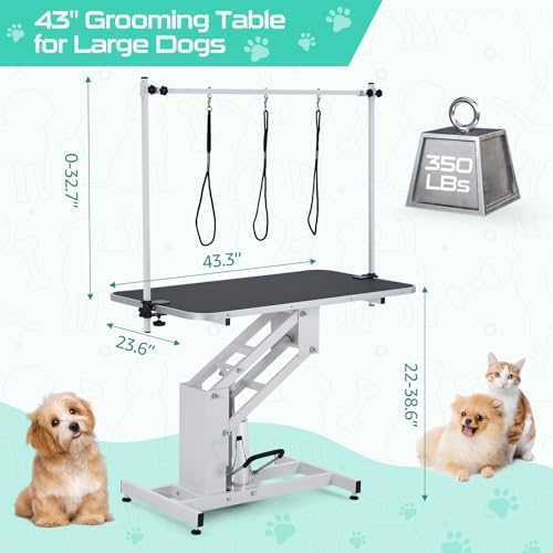 Jojoka Dog Grooming Table 43.6" - Image 6