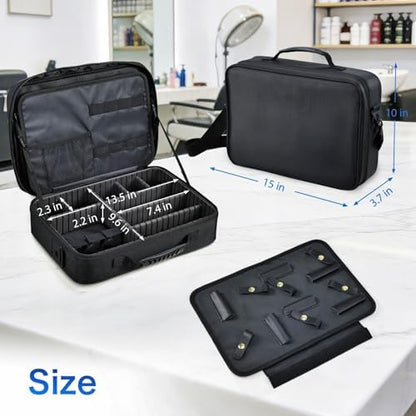 Yueieoun Professional Barber Clipper Case Organizer Bag - Image 6