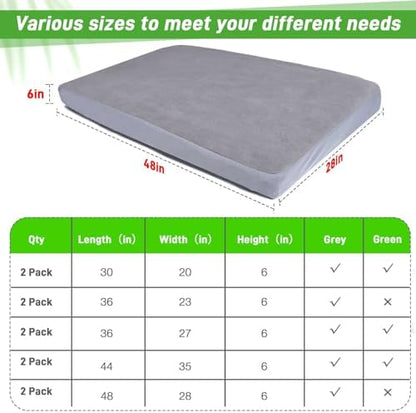 Dog Bed Covers Replacement Washable 100% Waterproof Soft Dog Bed Sheet Grey 2 - Image 6