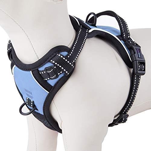 PHOEPET No Pull Dog Harness Reflective Adjustable by PHOEPET