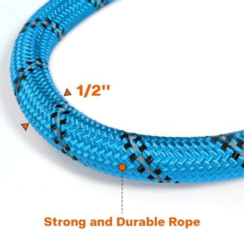 Taglory Rope Dog Leash for Medium Large Dogs, 6 FT Padded Handle - Image 3
