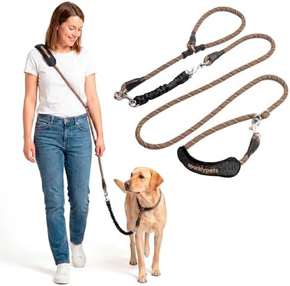 SparklyPets Bungee Rope Handsfree Leash by SparklyPets