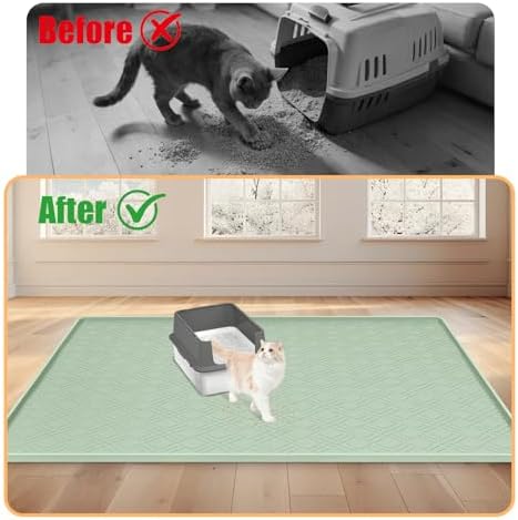 Silicone Cat Litter Mat 42" x 29" Cat Mat - Image 4