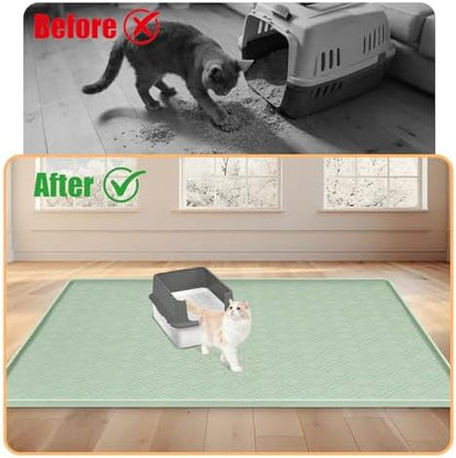 Silicone Cat Litter Mat 42" x 29" Cat Mat - Image 4