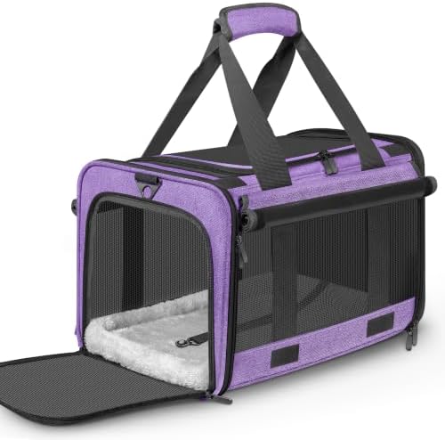 Soft Sided Cat Carrier for Anxious Pets by Unknown