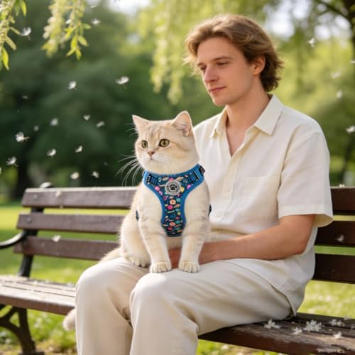 BEAUTYZOO Cat Harness and Leash Set, Escape Proof and Adjustable - Image 6