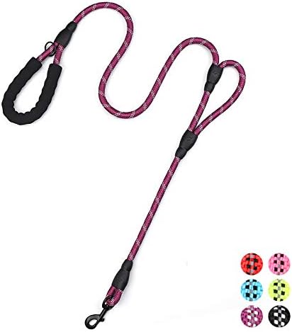 Plutus Pet Rope Dog Leash 6ft Long, Traffic Padded Two Handle, Heavy Duty by PLUTUSPET