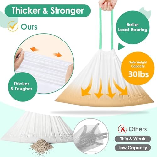 Robot Cat Litter Box Liners, 2.8 MIL Thick - Image 5