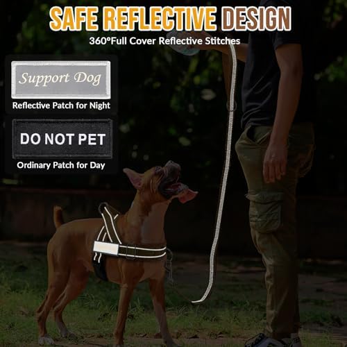 Lukovee No Pull Dog Harness and Leash Set, Soft Padded - Image 6