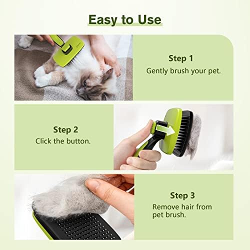 Pecute Skin Friendly Self-Cleaning Slicker Brush - Image 6