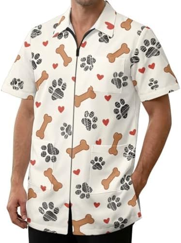 Men’s Pet Barber Jacket, Professional Design Water & Hair Proof by YGFLPPV
