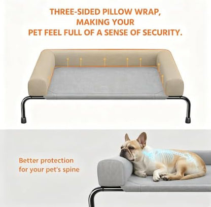 Simple Trending Elevated Dog Bed, Medium Dog Outdoor Cot, 36.5"x23.5" - Image 3