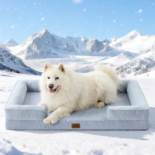 COZY KISS Orthopedic Dog Cooling Bed Washable by COZYKISS