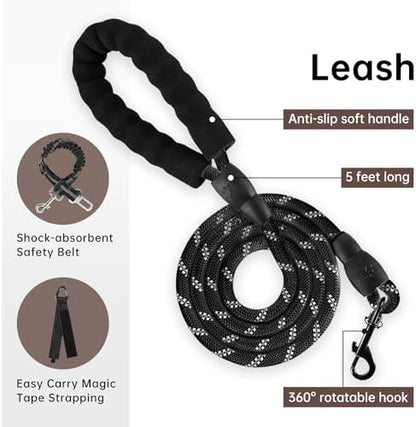 IVY&LANE No Pull Dog Harness for Medium Dogs, Reflective Dog Vest Harness - Image 2