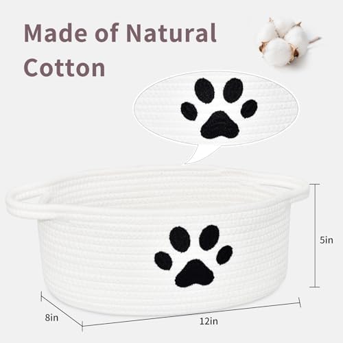 ABenkle Small Woven Dog Toy Basket - Image 2