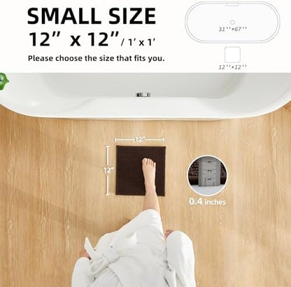 TYUU Small Bathroom Rugs, Non Slip Washable Bath Rugs Super Absorbent Bathroom - Image 2