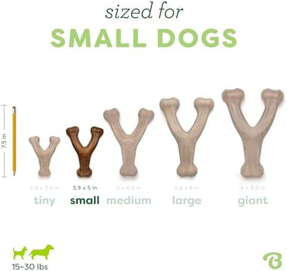 Benebone Wishbone Dog Chew Toy for Aggressive Chewers, Real Bacon - Image 4