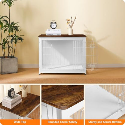DWANTON 32.5" Dog Crate Furniture - Image 6