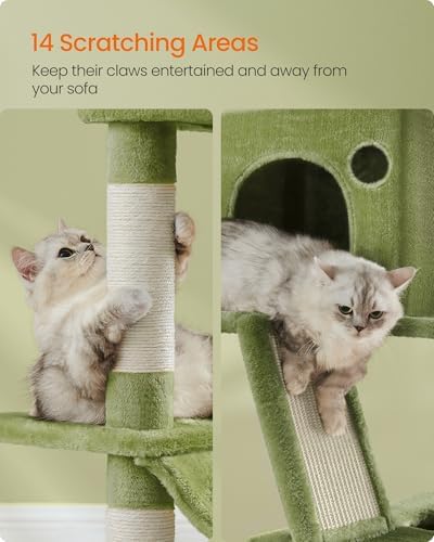 Feandrea Cat Tree, 81.1-Inch Large Cat Tower - Image 7