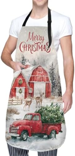 Sweetshow Cute Dog Apron with 2 Pockets and Adjustable Neck Waterproof Kitchen by Sweetshow