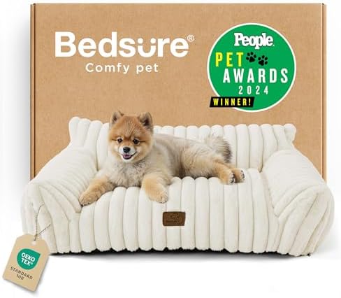 Bedsure ComfyFleece® Shown on TV Fluffy Cute Dog Couch by BEDSURE