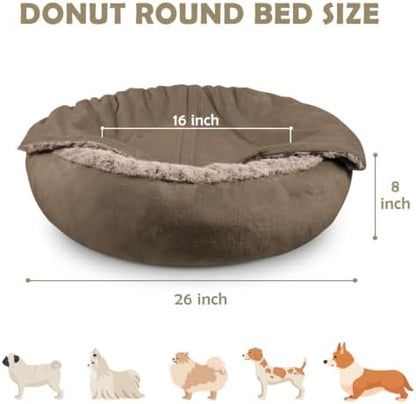 JOEJOY Small Dog Bed Cat Bed - Image 5