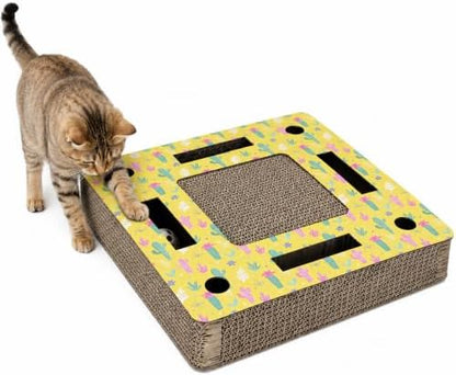 A&E Cage Co Square Cardboard Cat Scratcher by Unknown