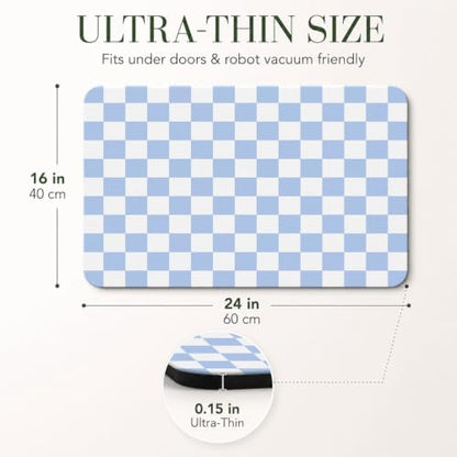 Natural Diatomaceous Earth Bath Mat, Ultra Thin Quick Dry Floor Rug - Image 3