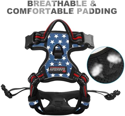BARKBAY No Pull Dog Harness Front Clip Heavy Duty Reflective Easy Control Handle - Image 6