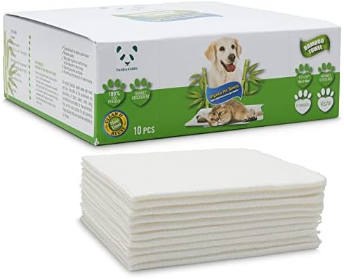 Bamboo Pet Towel 10 PCS by PANDAKLEEN