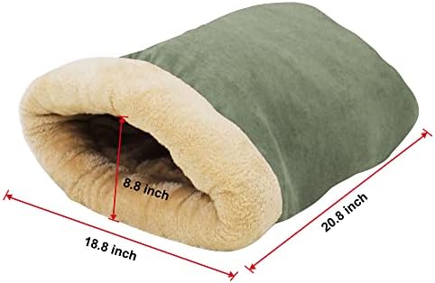 4 in 1 Self Warming Burrow Cat Bed Hideway Sleeping Cuddle Cave - Image 4
