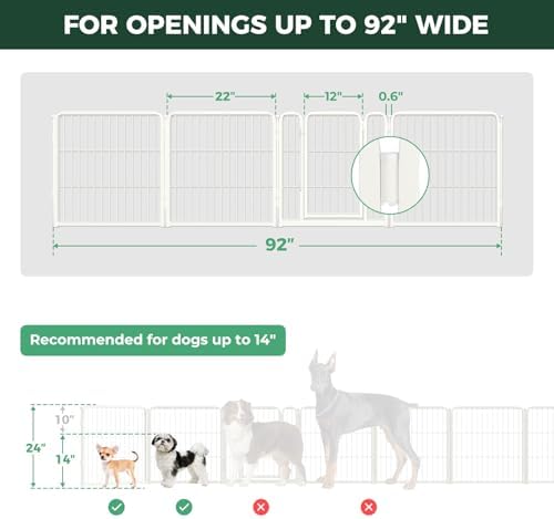 FXW Dog Gate, Extra Wide Adjustable - Image 6