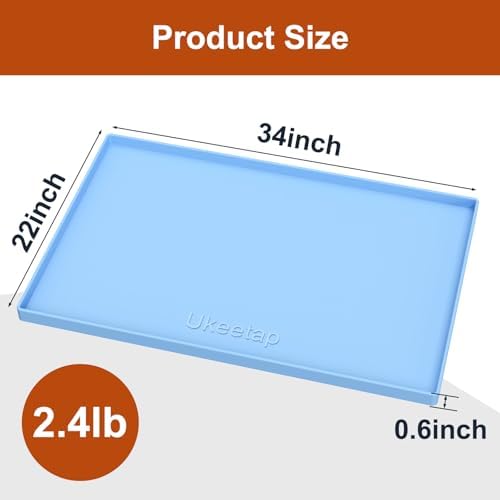 34" x 22" Extra Thick Silicone Mat Waterproof - Image 7