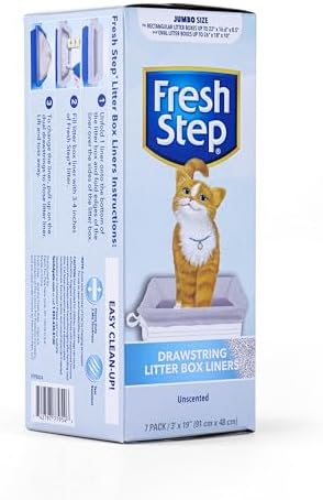 Fresh Step Drawstring Cat Litter Liners, 3 ft x 19 in - Image 7