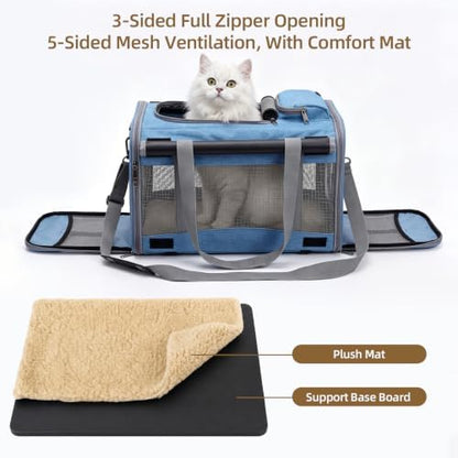 Rolling Cat Carrier with Detachable Wheels, Soft Sided - Image 3