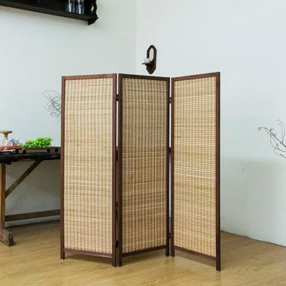 3 Panel Short Room Divider – 3.9 ft Tall Double-Side Folding Privacy Screen - Image 4