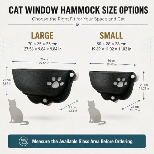 Cat Car Window Hammock with Soft Pad, Cat Car Window Seat, Suction Cup Bed - Image 2